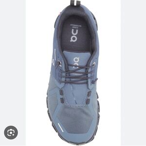 On Cloud 5 Waterproof Running Shoe Blue Women’s - 10